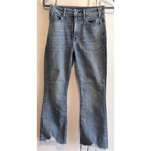ABERCROMBIE & FITCH Light Wash Simone High Rise Ankle Flare Jeans - 26 SHORT